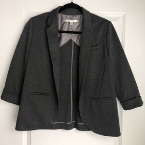 LC Lauren Conrad Gray fitted blazer